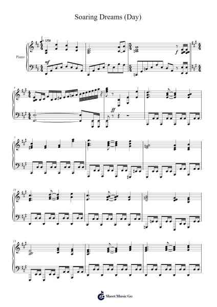 Soaring Dreams (Day) Sheet Music by Shota Kageyama-Arr.Dilliz Woolfsil