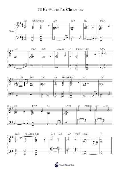 I'll Be Home For Christmas Sheet Music by Walter Kent-Arr.Thornle