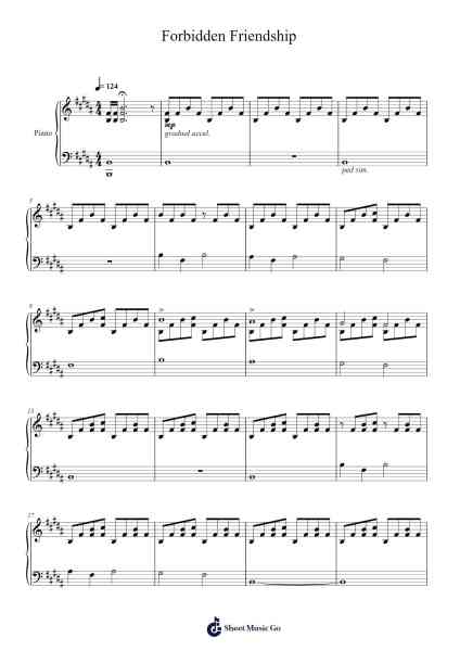 Forbidden Friendship Sheet Music by John Powell-Arr.Iwilde