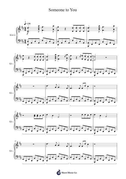 Someone to You Sheet Music by The Banners-Arr.Leamorse Tayh