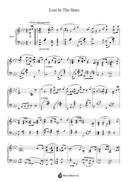 Lost In The Stars Sheet Music by Kurt Weill-Arr.Holtling