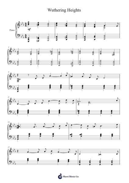 Wuthering Heights Partition de musique par Ryuichi Sakamoto-Arr.Webbjohn Zafy