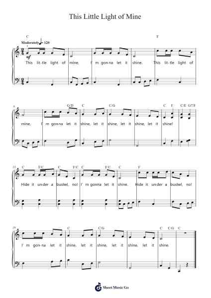 This Little Light of Mine 樂譜由 Traditional - 編曲 Ruthbrian Noelbuck