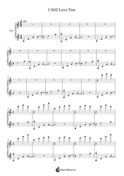 I Still Love You Sheet Music by Dan Salvato-Arr.Ianre
