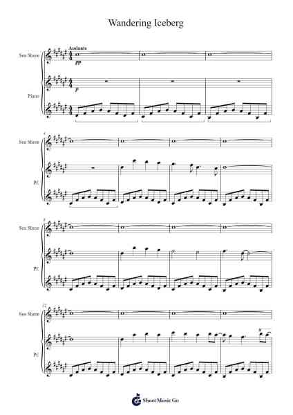 Wandering Iceberg Sheet Music by Thug Giulio-Arr.Ausyale Dobtra