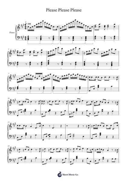 Please Please Please Sheet Music by Sabrina Carpenter-Arr.Charnal Tayward