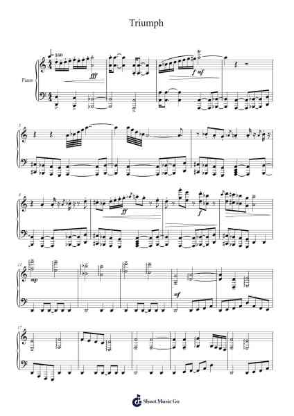 Triumph Sheet Music by undefined-Arr.Detio Gemlo