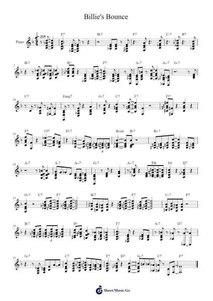 Billie's Bounce Sheet Music by George Benson-Arr.Agsean