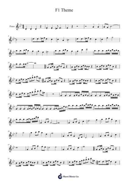 F1 Theme Sheet Music by Brian Tyler-Arr.Arkuk Househous