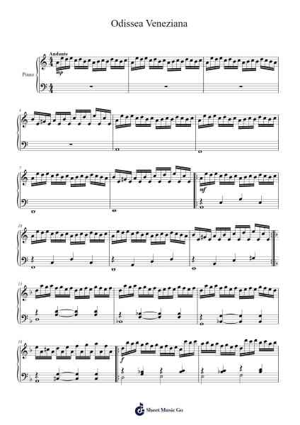 Odissea Veneziana Sheet Music by Rondò Veneziano-Arr.Blouis