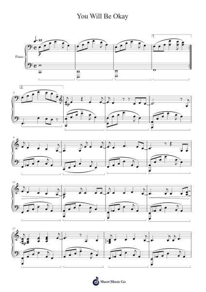 You Will Be Okay (Extended Version) Sheet Music by Sam Haft-Arr.Vicpe Cumie