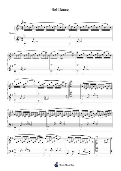 Sol Dance Sheet Music by David Lanz-Arr.Stilris Babty