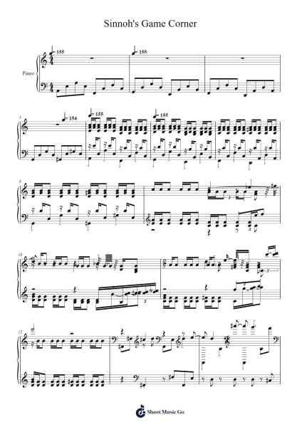 Sinnoh's Game Corner Sheet Music by Misc Computer Games-Arr.Kyleret Earlkyle