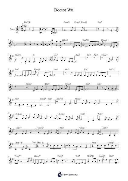 Doctor Wu Sheet Music by Steely Dan-Arr.Blandel