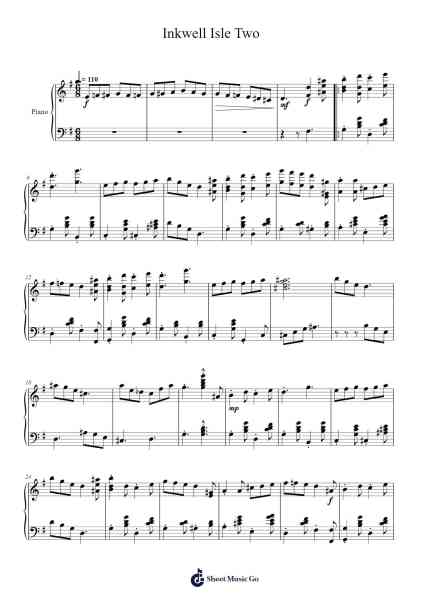 Inkwell Isle Two Sheet Music by Kristofer Maddigan-Arr.Leifres