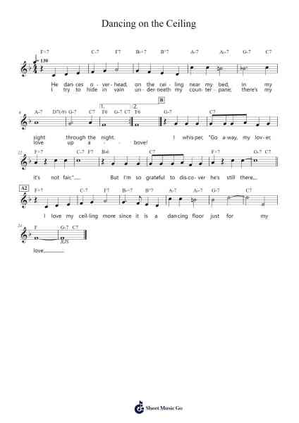 Dancing on the Ceiling Sheet Music by Richard Rodgers-Arr.Wilbeth