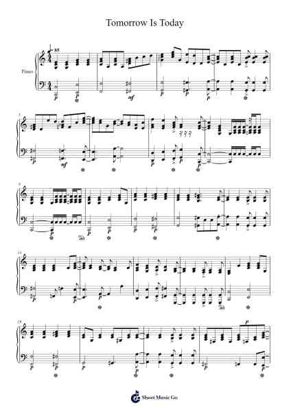 Tomorrow Is Today Sheet Music by Billy Joel-Arr.Backdn