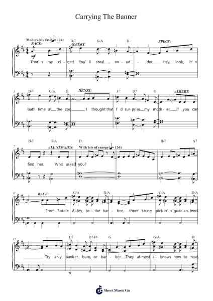 Carrying The Banner Sheet Music by Alan Menken-Arr.Sainsgen Junebrowne