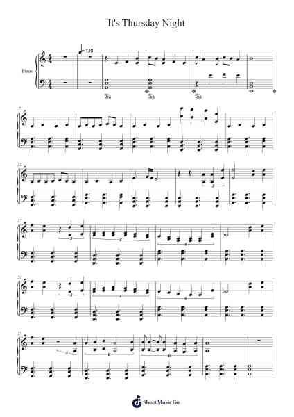 It's Thursday Night Sheet Music by Critical Role-Arr.Caerwood Belch