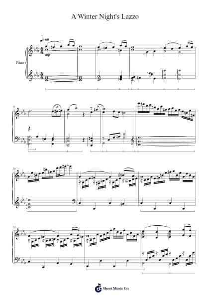 A Winter Night's Lazzo Sheet Music by Yu-Peng Chen-Arr.Spenky Chloelith