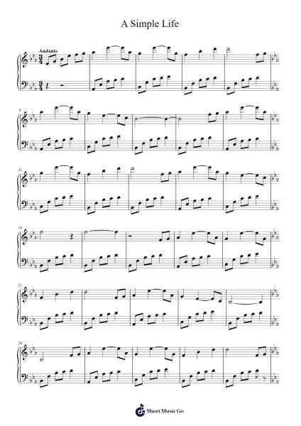 A Simple Life - Brian Crain Sheet Music by Brian Crain-Arr.Faulkvy
