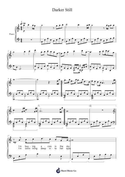 Darker Still Sheet Music by Parkway Drive-Arr.Pebar Hawgie