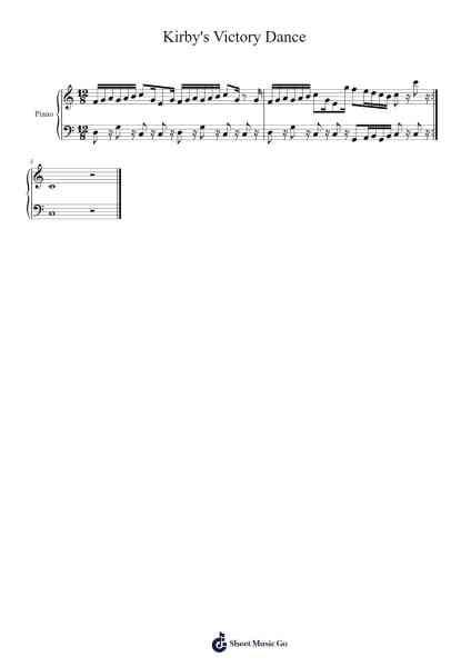 Kirby's Victory Dance Sheet Music by Jun Ishikawa-Arr.Yvettenat Iveshall