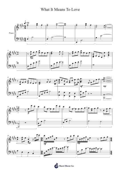 What It Means To Love Sheet Music by Evan Call-Arr.Temvogt Roblome