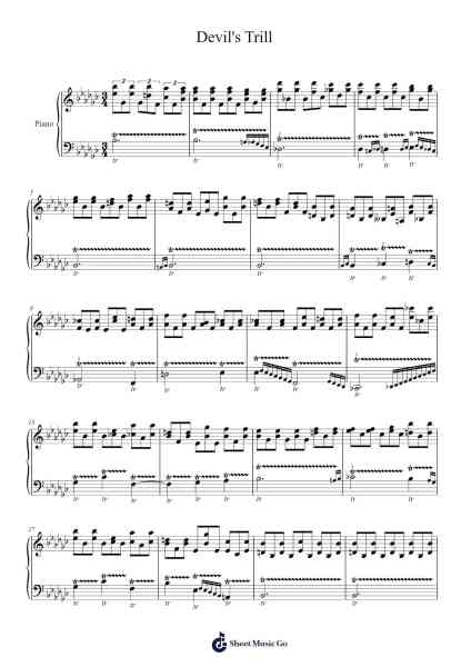 Prelude No. 27 "Devil's Trill" Sheet Music by Frédéric Chopin-Arr.Bobright