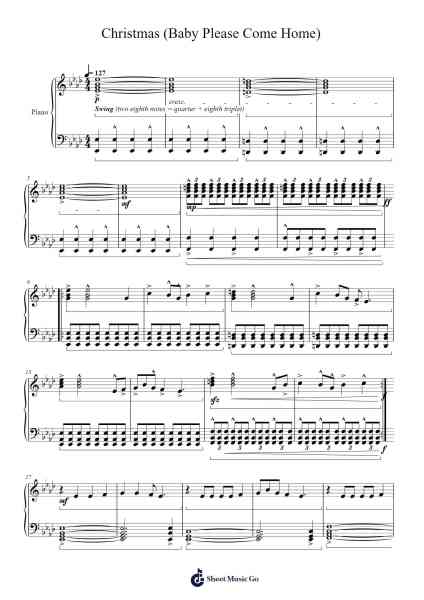 Christmas (Baby Please Come Home) Sheet Music by Darlene Love-Arr.Trund Milsoll
