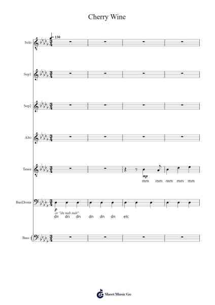 Cherry Wine Sheet Music by Hozier-Arr.Yerleen Virdean