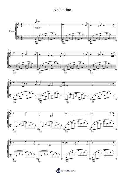 Andantino Aeolian Sheet Music by NRWP-Arr.Egbeau