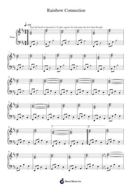 Rainbow Connection Sheet Music by The Muppets-Arr.Brosaul