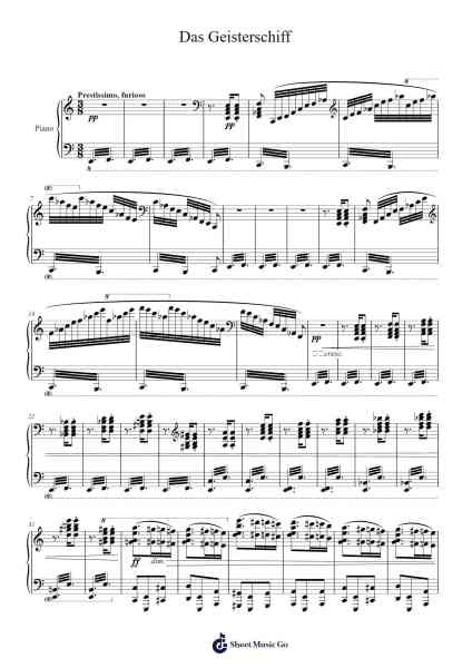 Das Geisterschiff Opus 1c Sheet Music by Steve Lacy-Arr.Hicksriet
