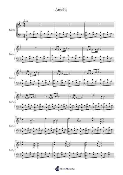 Comptine d'un autre été : L'après-midi Sheet Music by Yann Tiersen-Arr.Gedodd