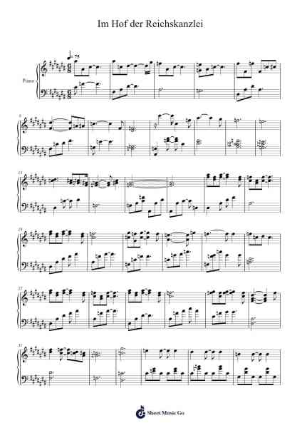 Im Hof der Reichskanzlei Sheet Music by -Arr.Quinliet