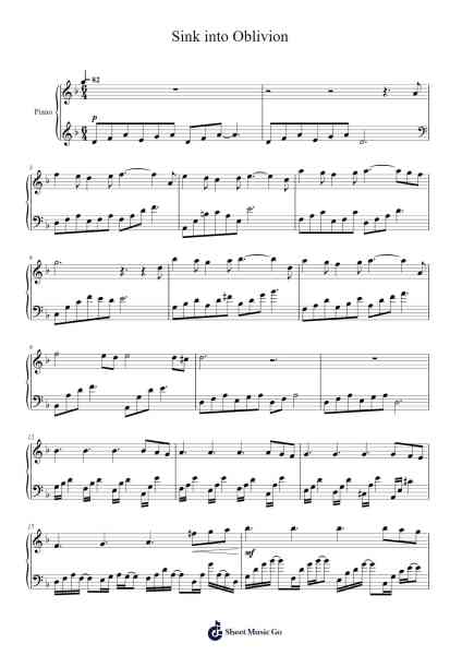 Sink into Oblivion, Enkamoniya OST Sheet Music by Yu-Peng Chen-Arr.Lespenn