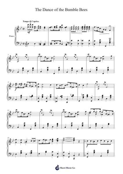 The Flight of the Bumblebee Sheet Music by Jeff Richmond/Nell Benjamin-Arr.Twainryl