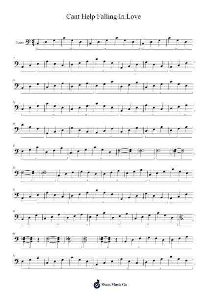 Cant Help Falling In Love Sheet Music by undefined-Arr.Trund Milsoll