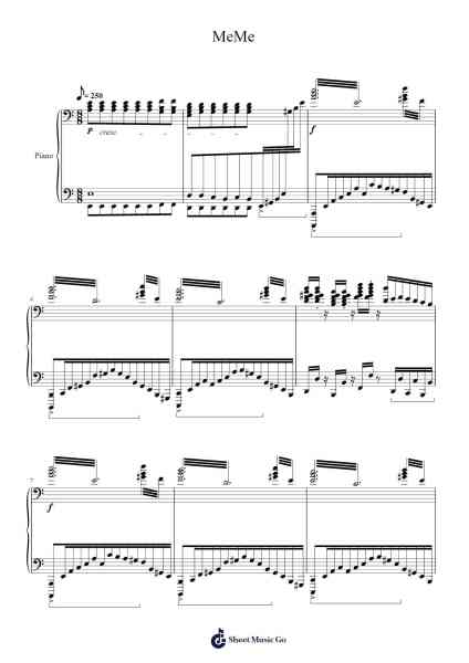 MeMe Sheet Music by DECO*27-Arr.Malke Wordby