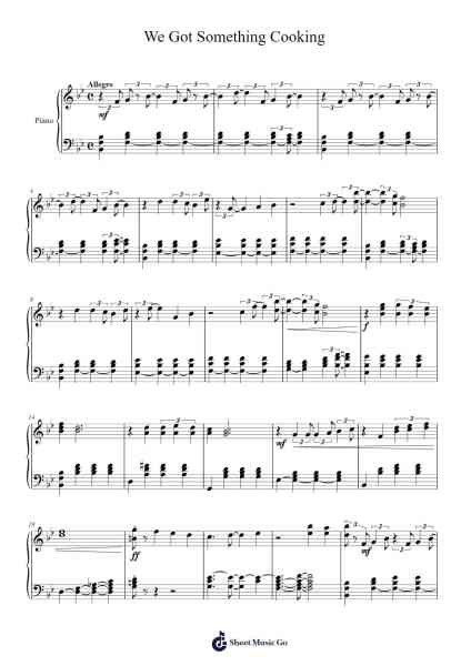 We Got Something Cooking Sheet Music by Robert Lopez/Kristen Anderson-Lopez-Arr.Roymens