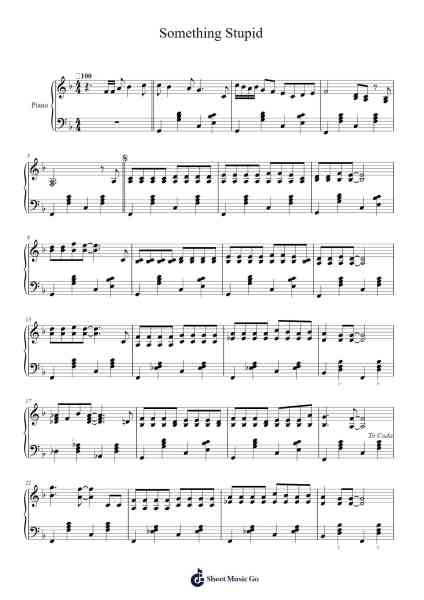 Something Stupid Sheet Music by C.Carson Parks-Arr.Feltrid