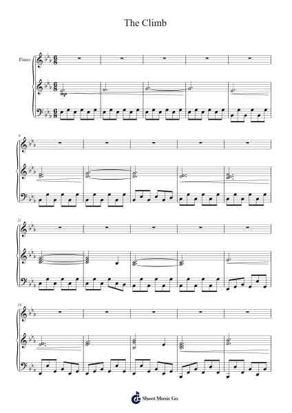 The Climb Sheet Music by Lambleign-Arr.Vanralph Aunald