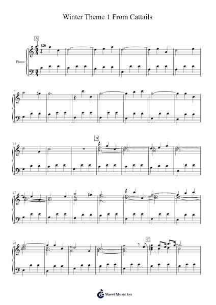 Winter Theme 1 From Cattails Sheet Music by Tormod Garvin-Arr.Pullamb