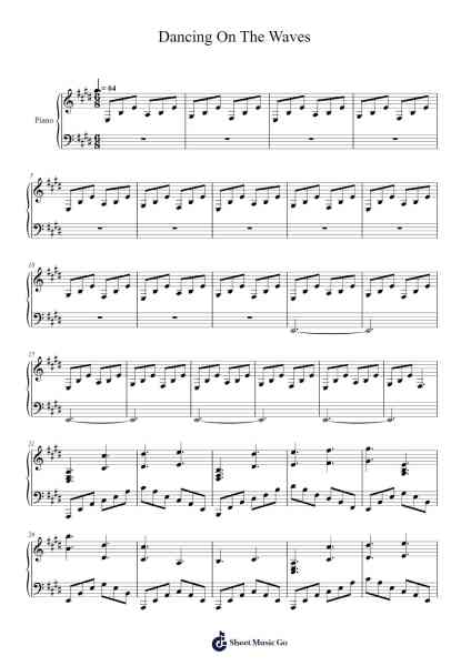 Dancing On The Waves Sheet Music by We the Kingdom-Arr.Bloorvogt