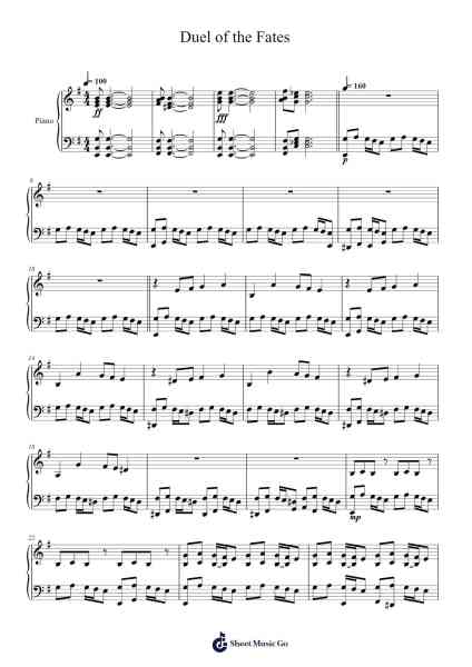 Duel of the Fates Sheet Music by John Williams-Arr.Nellvi