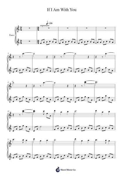 If I Am With You Notenblatt von Yoshimasa Terui-Arr.Boralph Giltin