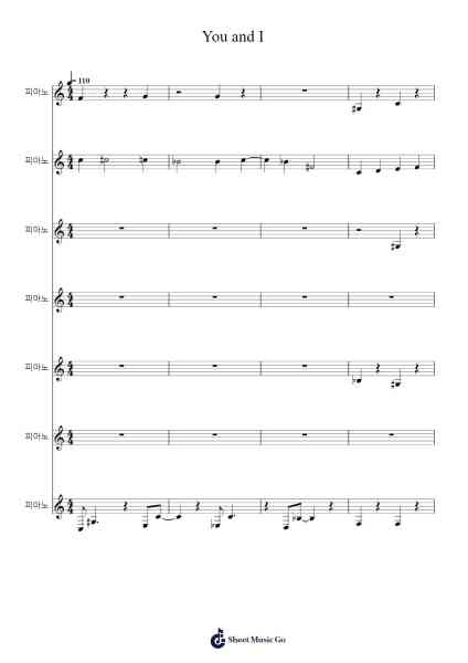 You and I Sheet Music by IU-Arr.Stator