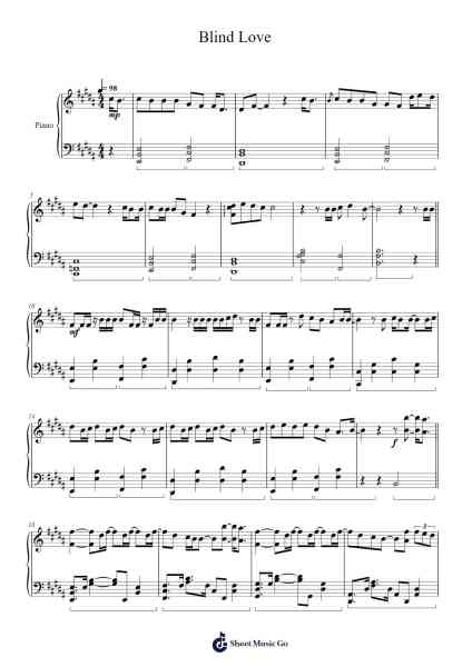 Blind Love Sheet Music by &TEAM-Arr.Vindred Swinglenn