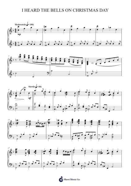 I Heard The Bells On Christmas Day Sheet Music by Johnny Marks-Arr.Keliot Hicksner